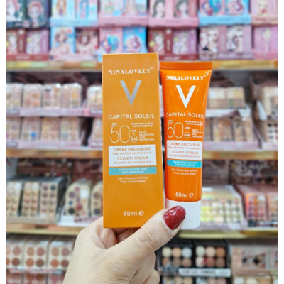 کرم ضدآفتاب آبرسان مدل NINALOVELY  با spf50 کدG1802