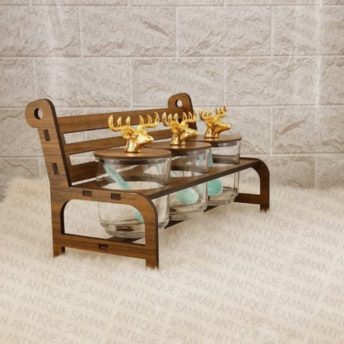 Triple spice rack dispenser code z632