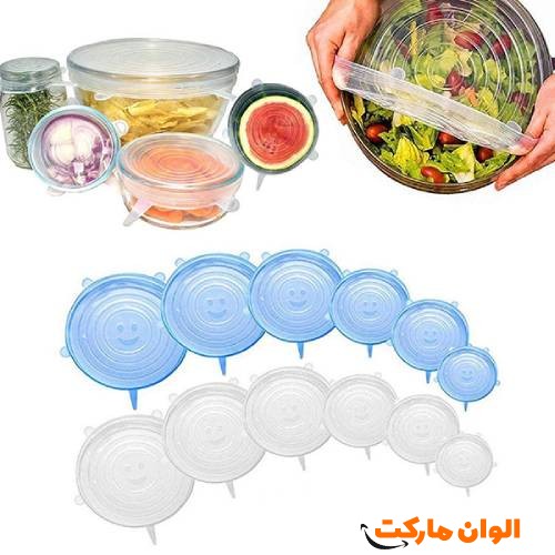خریدپک 6 عددی درپوش سیلیکونی با کیفیت تک وعمده کد d216