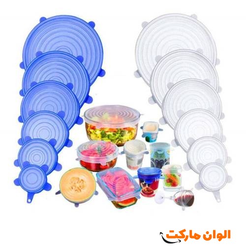 خریدپک 6 عددی درپوش سیلیکونی با کیفیت تک وعمده کد d216