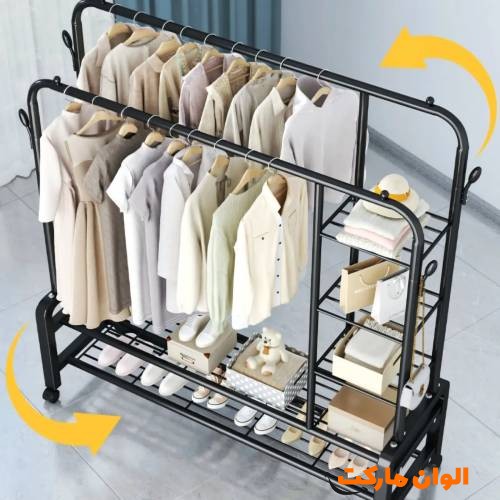 رگال دوبل چرخ دار 48 کیلو گرم کد d238