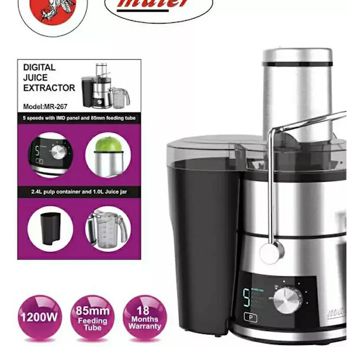 آب میوه گیری تک کاره مایر مدل mr۲۶۷ کد d243