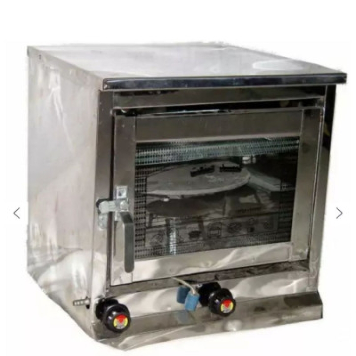 خرید تنور گازی خانگی بدنه استیل ساج دار کد M437 تک و عمده 