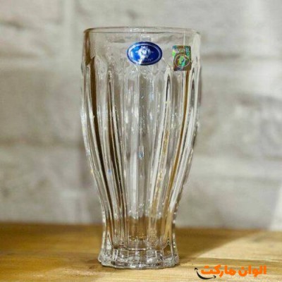 لیوان شربت خوری کریستال مدل جنوا کد H017 تک و عمده