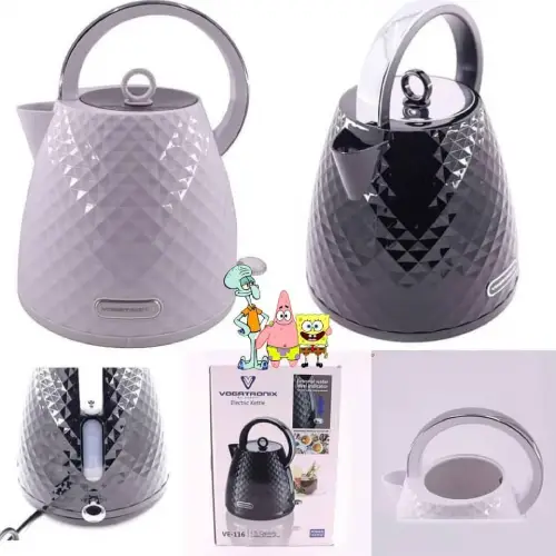 خرید کتری برقی وگاترونیکس الماسی مدل VE-116  کد G2212 تک و عمده 