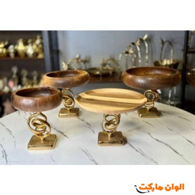 سرویس پذیرایی 4تیکه زنجیره ای کدH088  تک و عمده